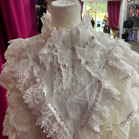 NWT Zimmermann Crush Heart Trim Long
Sleeve Minidress - Picture 4 of 7